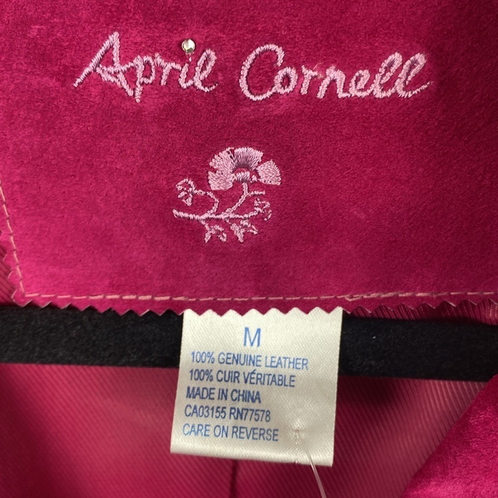 April Cornell Raspberry Pink Two-Button Blazer - Picture 7 of 14